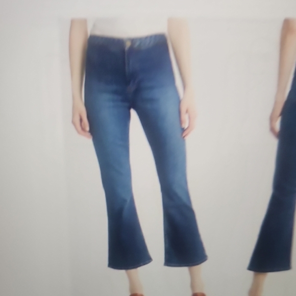 Frame Braided Crop Mini Boot Jeans Size 24 $258 - Picture 1 of 5